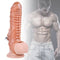 6.69in Penis Extension Vibrating Sleeve Stretchy Condom Sex Toy