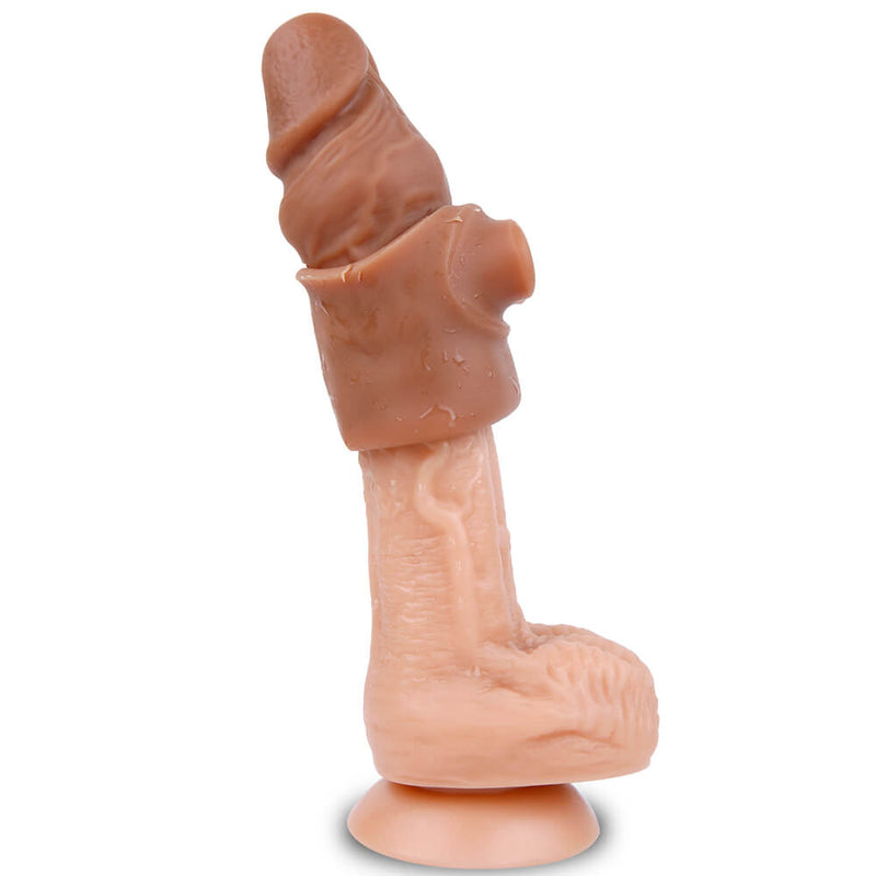 6.3in Penis Stretcher Lengthen Thicken Soft Sleeve Sex Toy