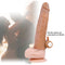 5.9in Hollow Silicone Dildo Vibrating Penis Extender Sex Toy