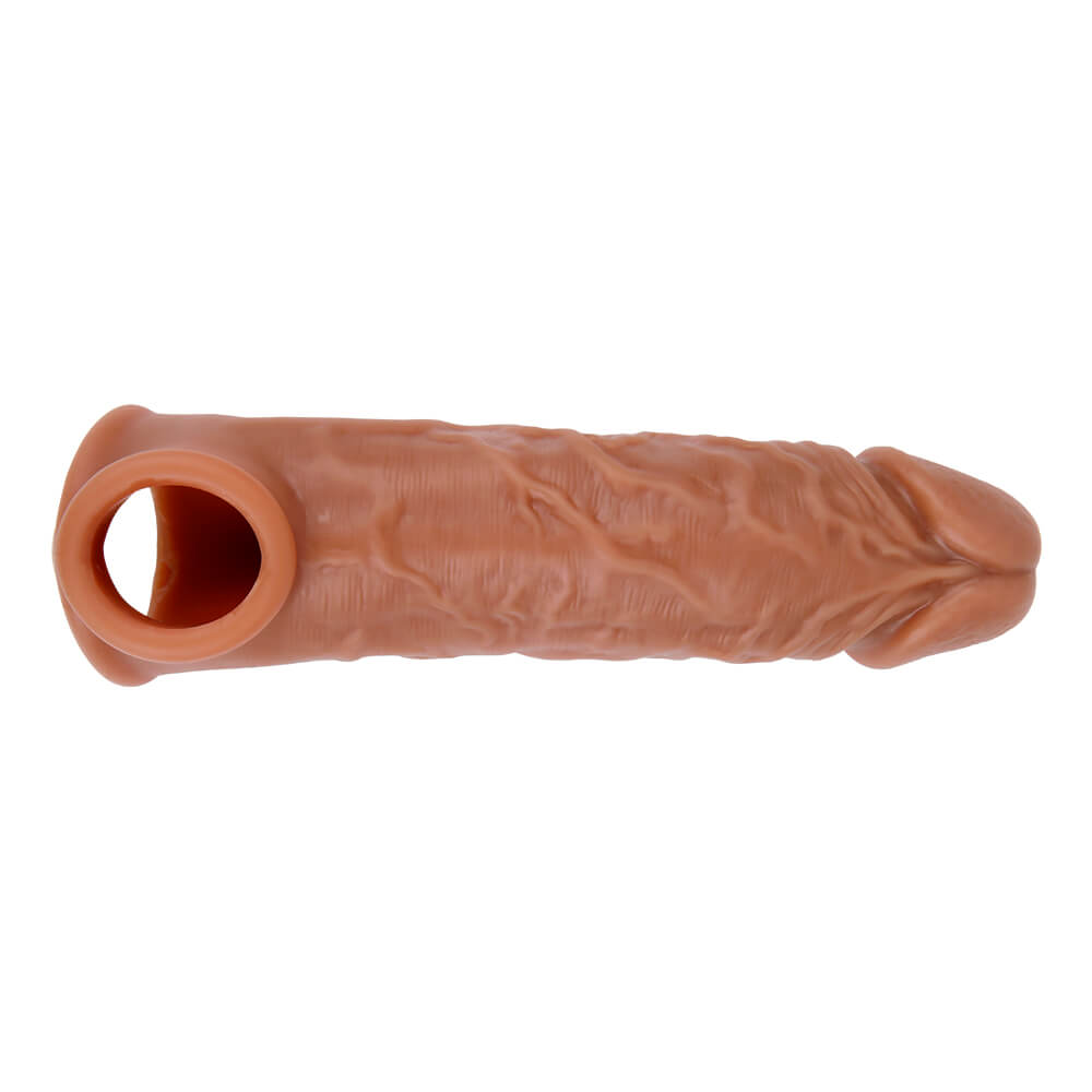 6.3in Penis Stretcher Lengthen Thicken Soft Sleeve Sex Toy