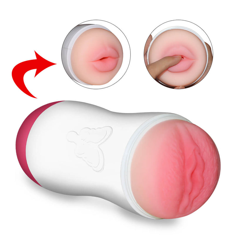Men Cock Penis Stroker Masturbator Double Heads Men Toy