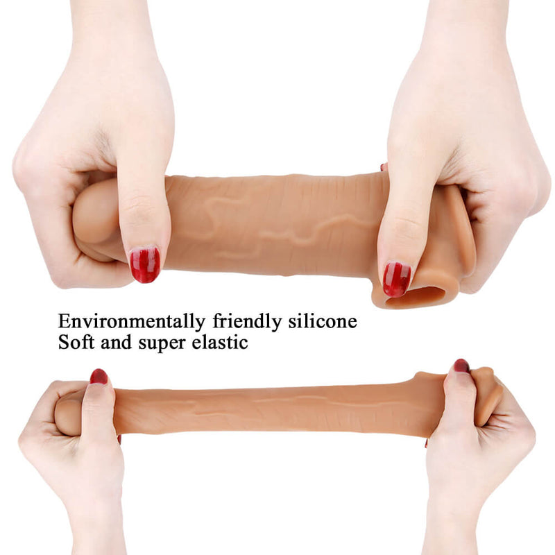 6.3in Thicken Cock Extender Sheath Extension Sex Toy Sleeve