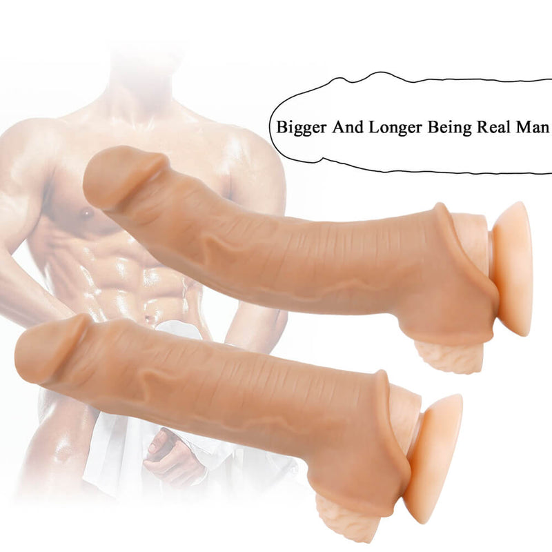 6.3in Thicken Cock Extender Sheath Extension Sex Toy Sleeve