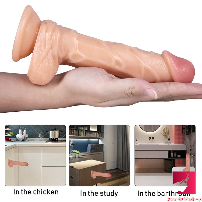 7.87in Realistic Dildo Sex Toy For Female Masturbation Penis