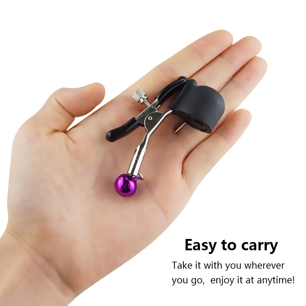 Vibrating Nipple Clip Sex Slave Breast Nipple Clamp Vibrating Nipple Clip Sex Slave Breast Nipple Clamp