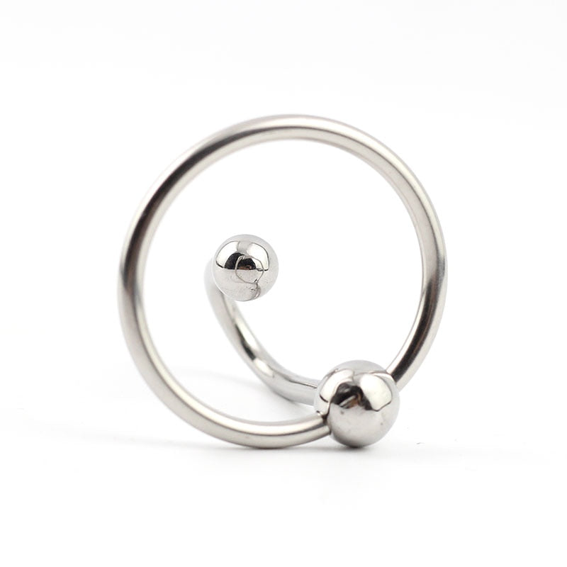 Urethral Plug With Glans Ring - Adult Toys 