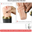 Detachable Pocket Pussy Sex Toy Vibrating Male Masturbator Cup