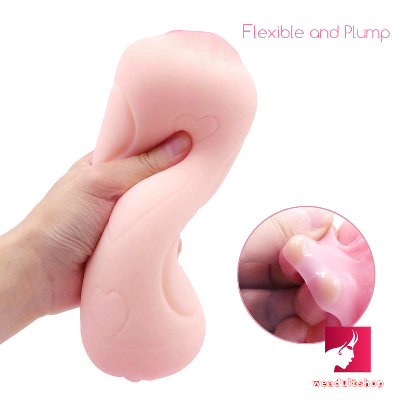 Double Heads Men Using Pocket Pussy Sex Toy For Adult