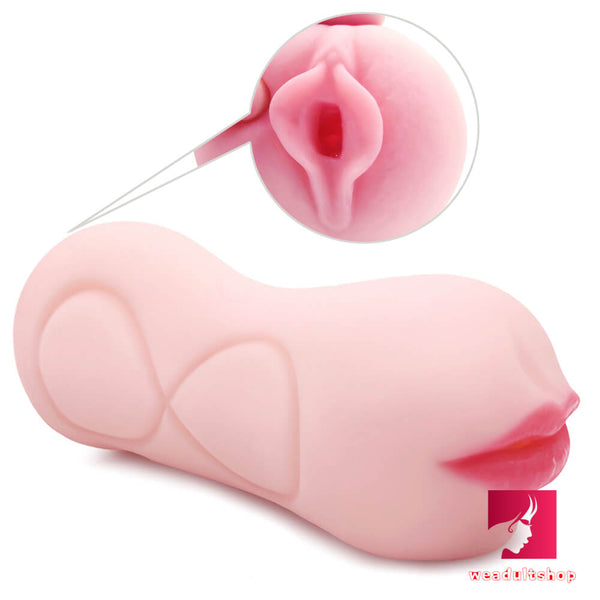 Double Heads Men Using Pocket Pussy Sex Toy For Adult