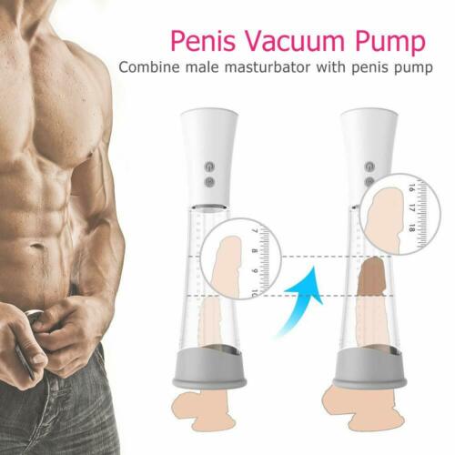 2IN1 Automatic Sucking Clamping Vagina Masturbation Penis Pump - Adult Toys 