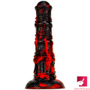 8.66in Black Red Mixsure Fantasy Horse Animal Penis Dildo