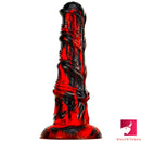 8.66in Black Red Mixsure Fantasy Horse Animal Penis Dildo