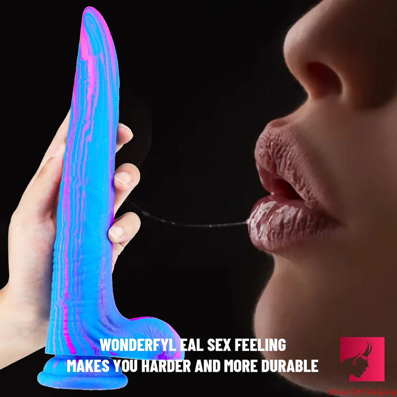 10.7 Extra Long Beer Colorful Adult Dildo For Anal Vaginal Sex