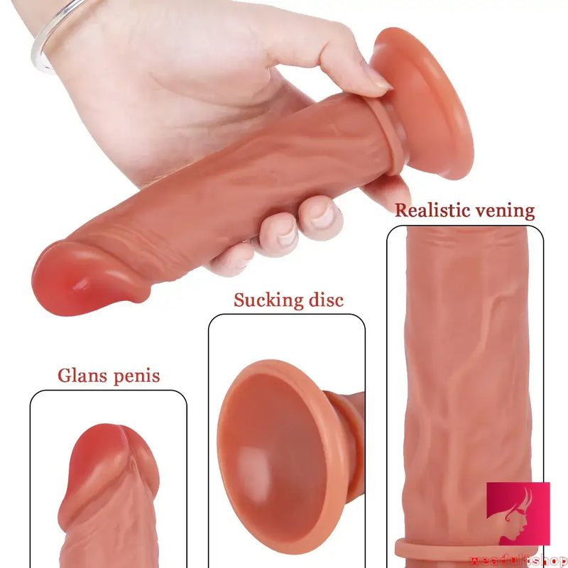 6.3in Realistic Dildo With Suction Cup For Women Men Fake Penis