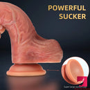 9.25in Silicone Fake Penis Lifelike Realistic Dildo With Sucker