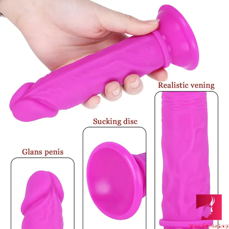 6.3in Realistic Dildo With Suction Cup For Women Men Fake Penis