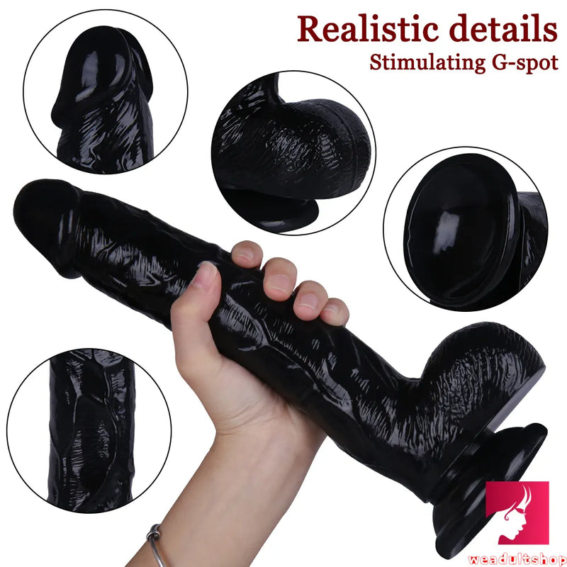 11.22in Large Dildo Realistic Blood Vessel Imitation Penis For Woman