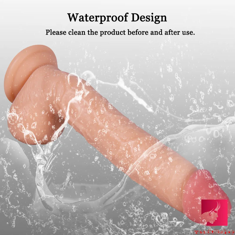 11.22in Large Dildo Realistic Blood Vessel Imitation Penis For Woman