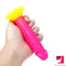 5.9in Small Thin Dildo Chrysanthemum Sucker Sex Toy For Couples