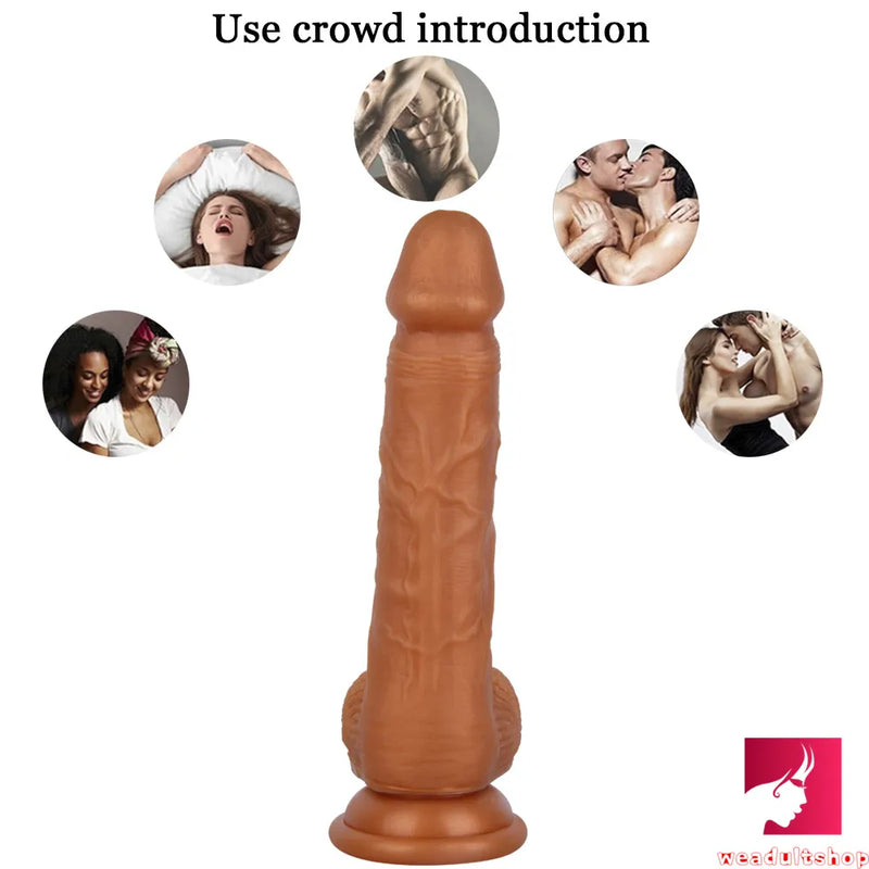 7.87in Real Looking Adult Toy Skin Feeling Realistic Dildo Sex Toy