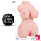 2.87lb Soft Tender Mini Sex Doll Torso For Breasts Sex Orgasm