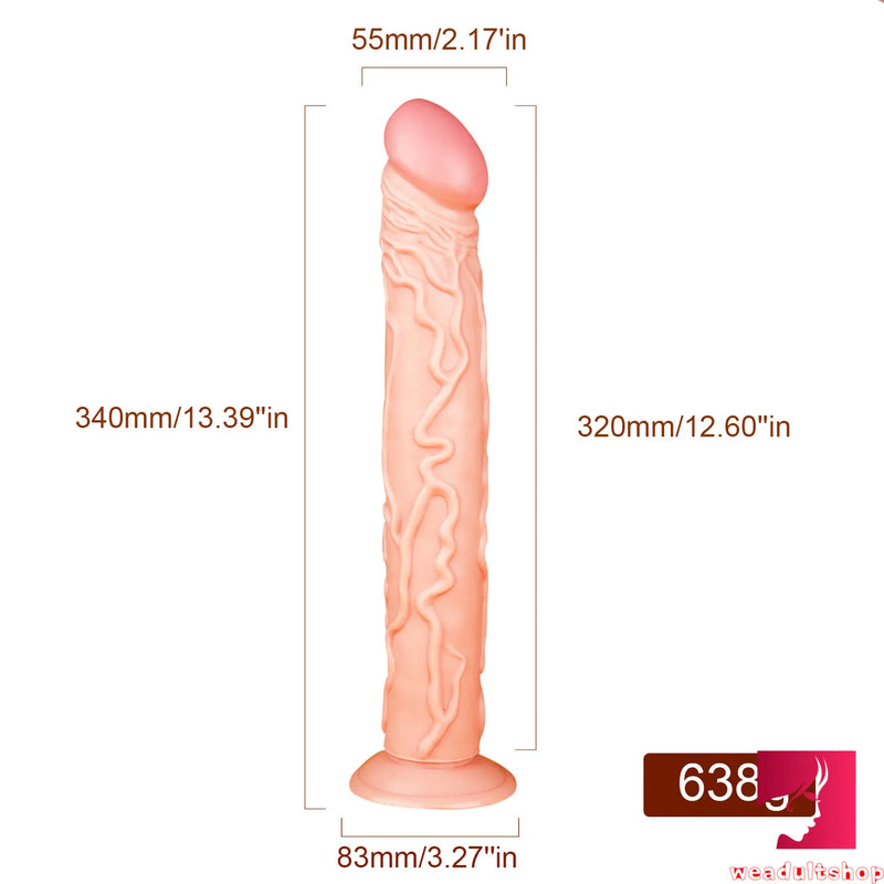 13.39in Large Thick Realistic Dildo Sex Toy For Women Masturbator