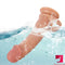 7.87in Soft Double-layer Silicone Dildo For Lesbian Anal Toy