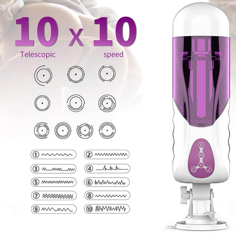 Realistic Pocket Masturbator Heating Mens Cock Stroker Toy - Adult Toys 