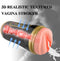 2In1 Masturbator 3D Realistic Vibrating Stroker With 2 Bullet Vibrators