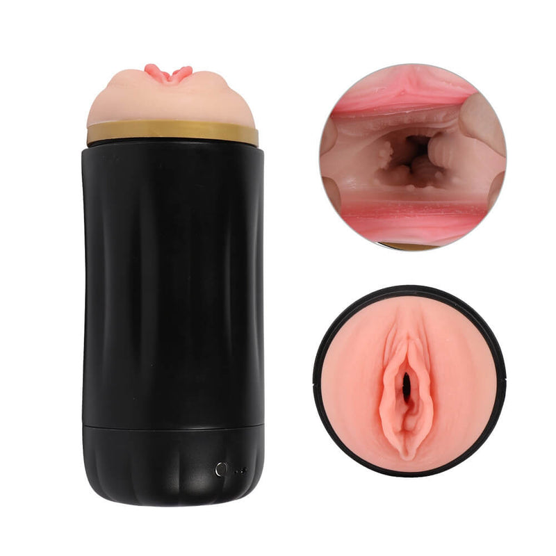 Induction Vibrating Voice Male Masturbator Men Sex Toy