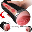 Vagina Mouth Oral Masturbator Vibrating Realistic Pussy - Adult Toys 