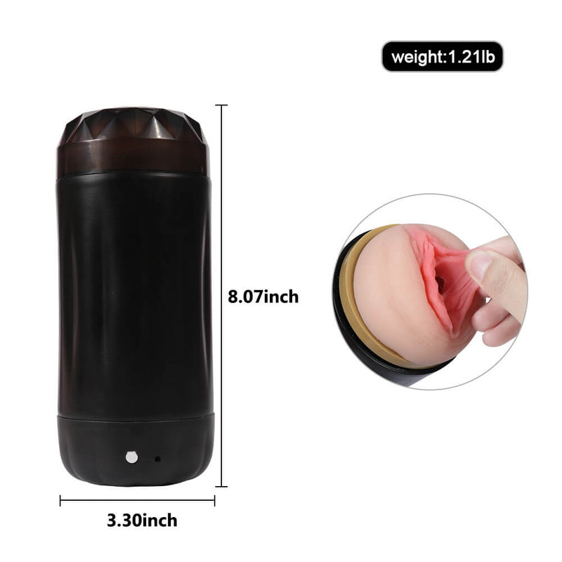 Induction Vibrating Voice Male Masturbator Men Sex Toy