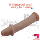 9.65in Top Quality Silicone Weird Real Feeling Dildo Masturbation Toy