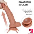 9.45in Silicone Dildo With Sucker Sex Toy For Adult Guys