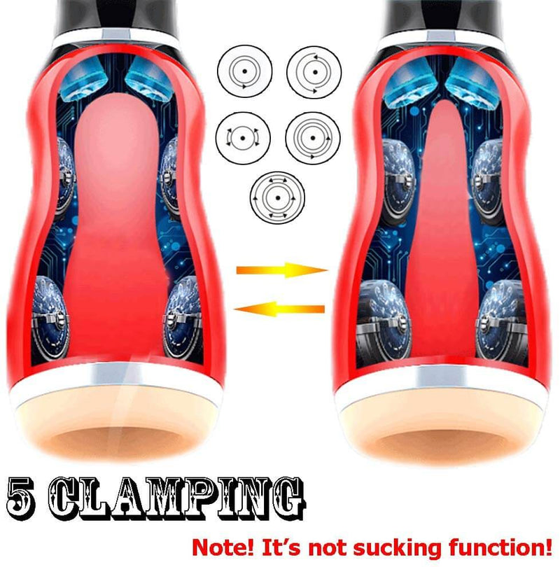 Male Masturbator 5 Clamping 10 Vibrating Various Girls Moans Stroker