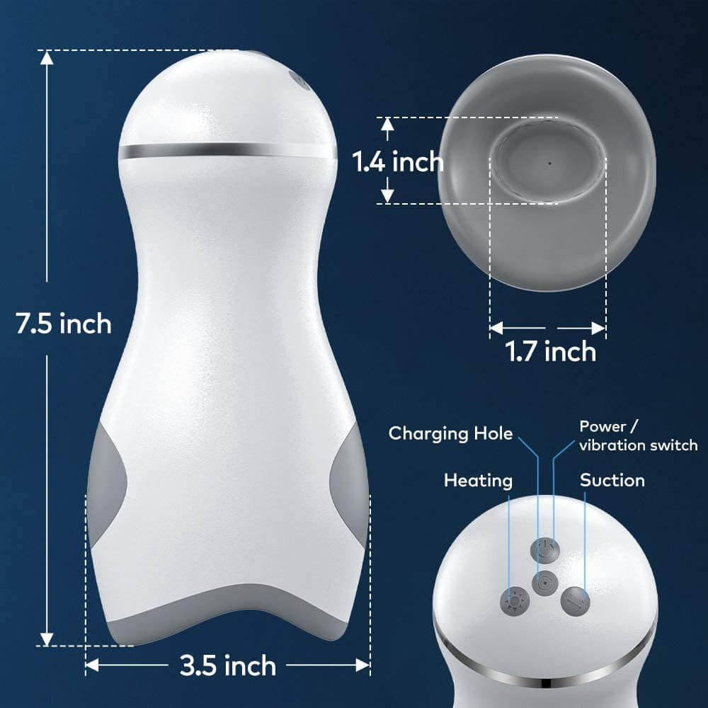 Automatic Dick Sucker Heating Vibrating Male Masturbator Automatic Dick Sucker Heating Vibrating Male Masturbator