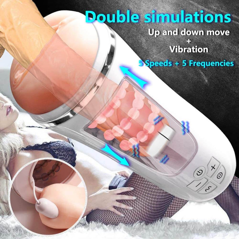 Penis Training Thrusting Vibration Simulation 3D Realistic Vagina