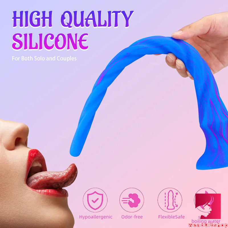 15.5in Super Long Spiral Anal Plug Dildo For SM Prostate Toy