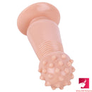 7.87in Black Girl Anal Spiked Dildo SM Butt Plug With Thorn