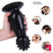 7.87in Black Girl Anal Spiked Dildo SM Butt Plug With Thorn