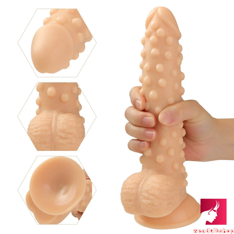 9.4in Spiked Odd Big Dildo Realistic Love Sex Toy For Women