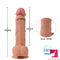 8.46in Medical Grade Silicone Waterproof Flexible Dildo Toy