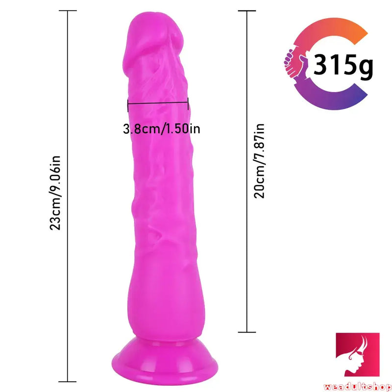 9.06in Teen Anal Long Dildo Without Eggs Anal G-spot Masturbator