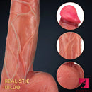 7.68in Soft Penis Lesbian Silicone Lifelike Dildo For Women Gay