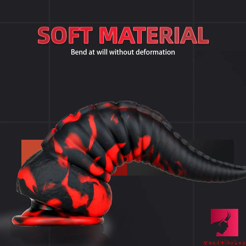 8.07in Weird Octopus Soft Tentacle Animal Dildo For BDSM Game
