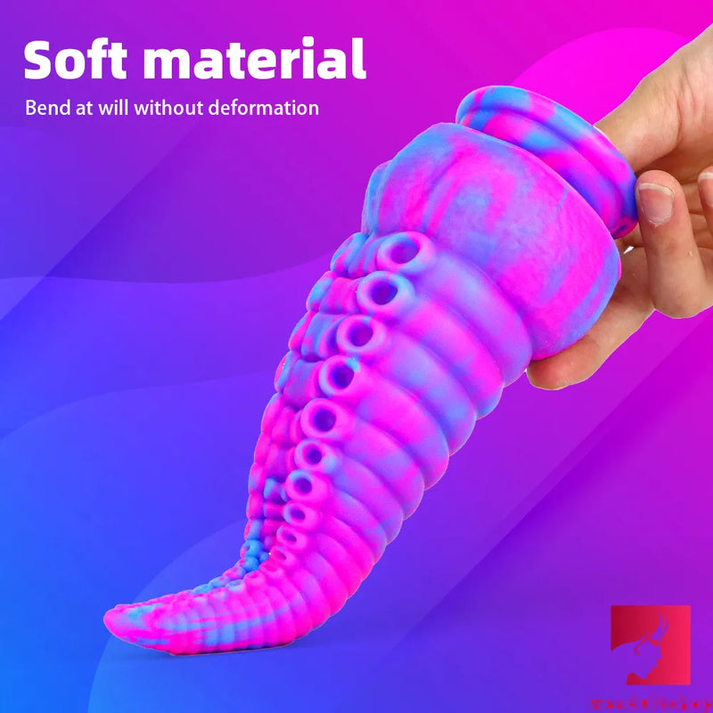 8.07in Weird Octopus Soft Tentacle Animal Dildo For BDSM Game