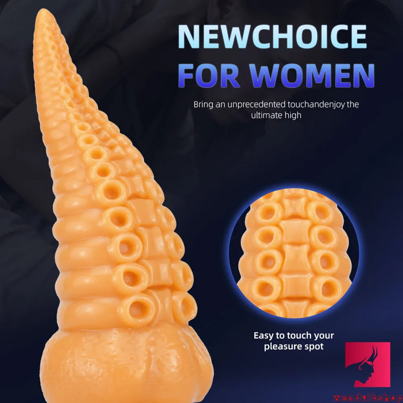 8.07in Octopus Penis Dildo Tentacle Realistic G-spot Adult Toy