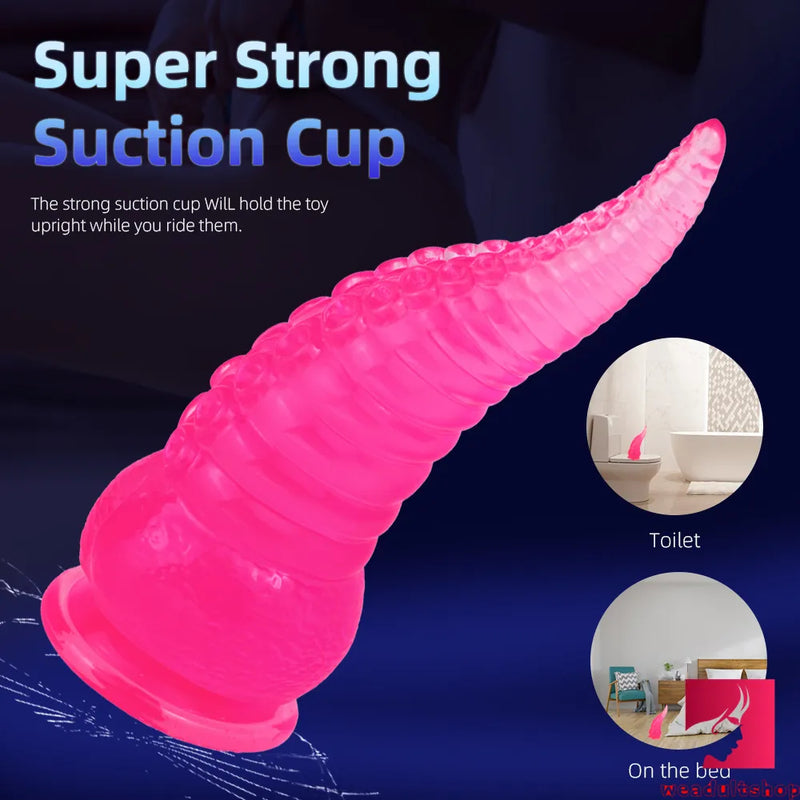 8.07in Octopus Penis Dildo Tentacle Realistic G-spot Adult Toy