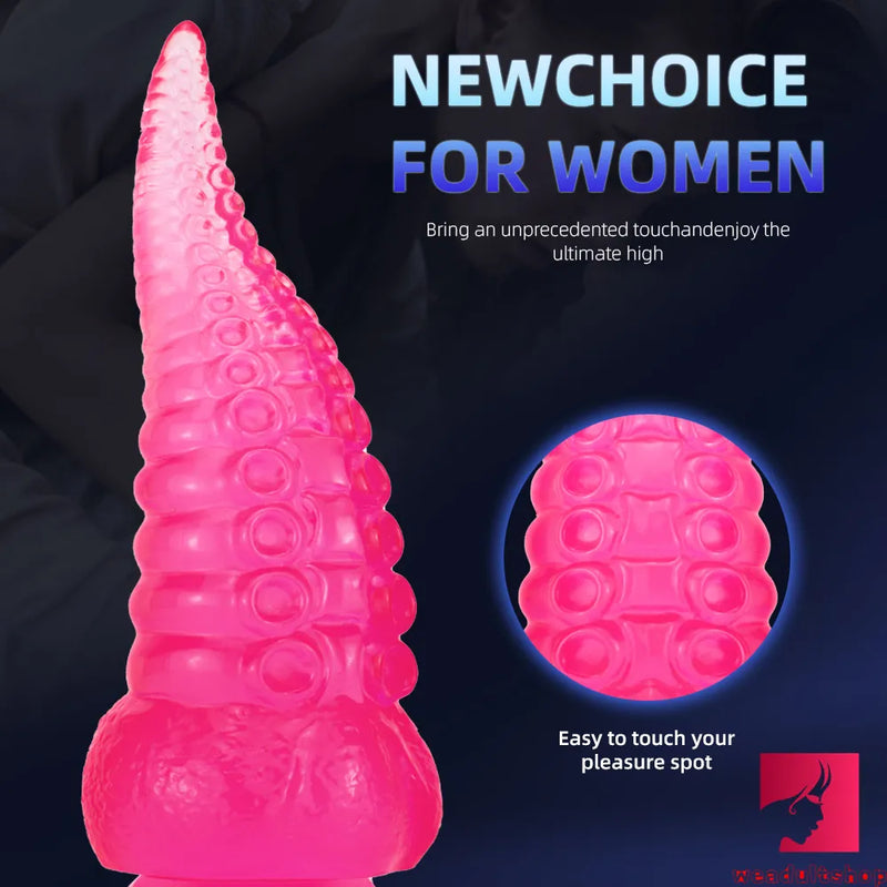 8.07in Octopus Penis Dildo Tentacle Realistic G-spot Adult Toy