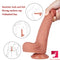 8.46in Soft Silicone Dildo Sex Toy For Females Males Orgasm